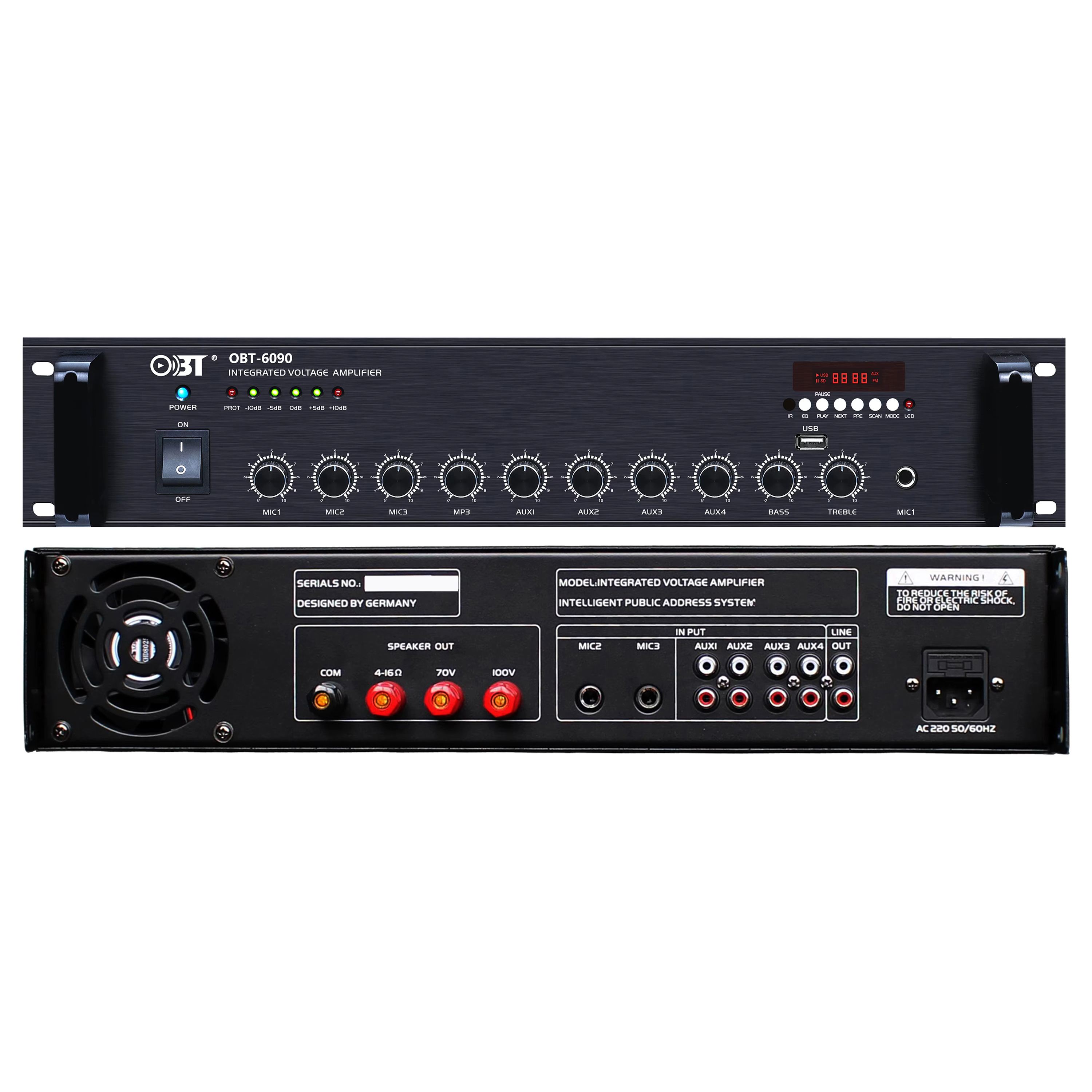 合并定壓功放機(jī) OBT-6090